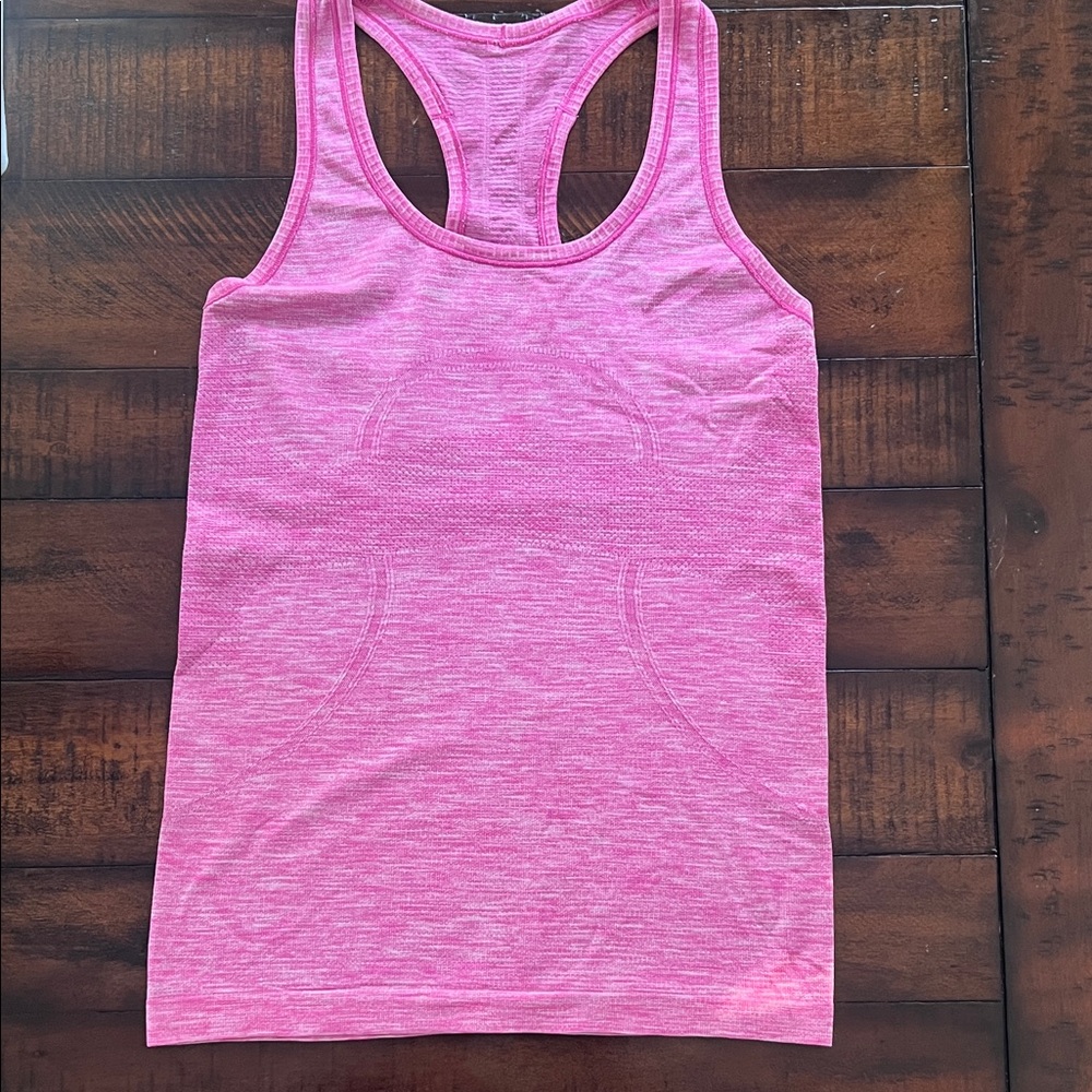 Lululemon Swiftly Pink Racerback Athletic Tank